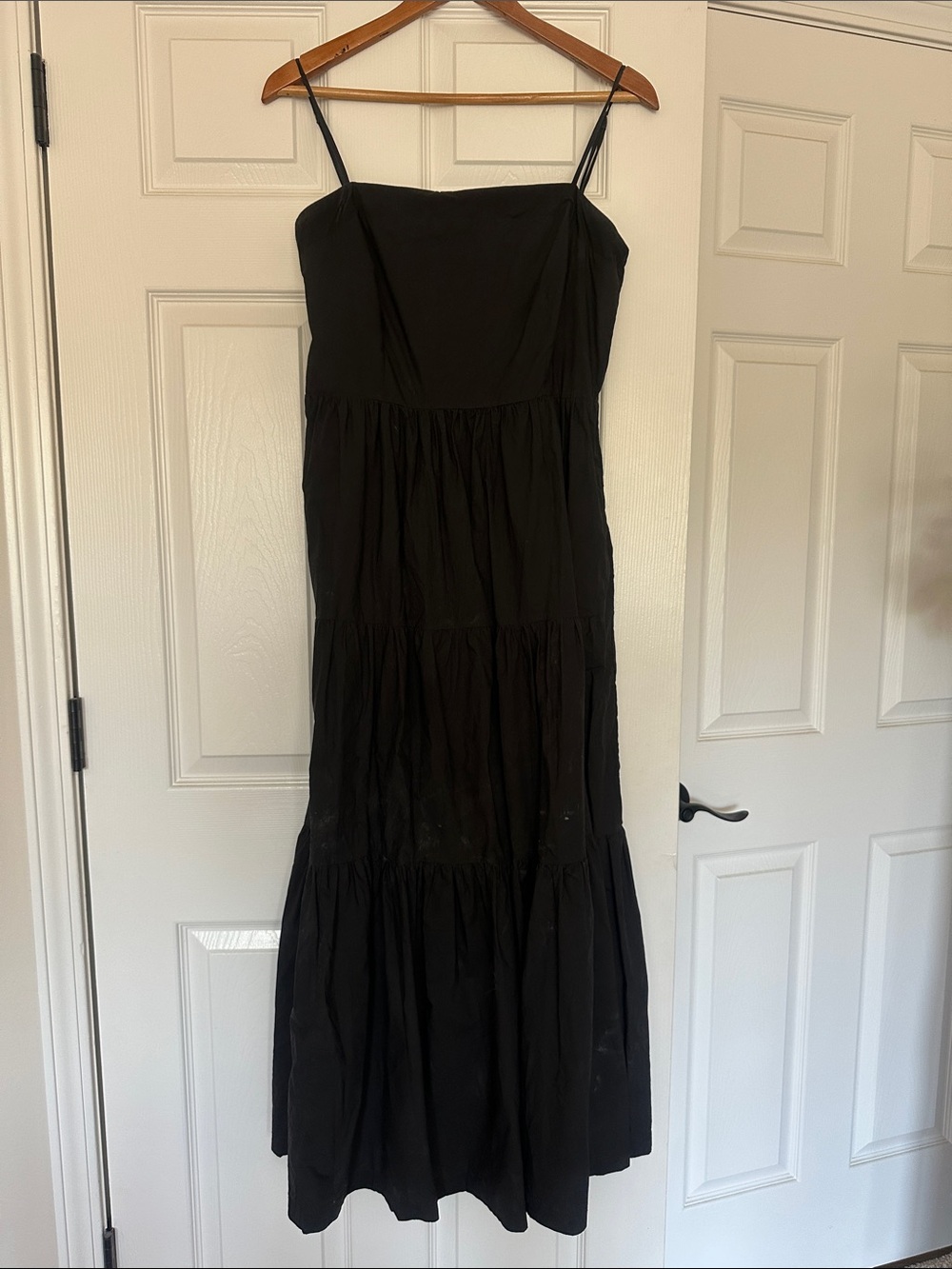 NICHOLAS tiered maxi dress